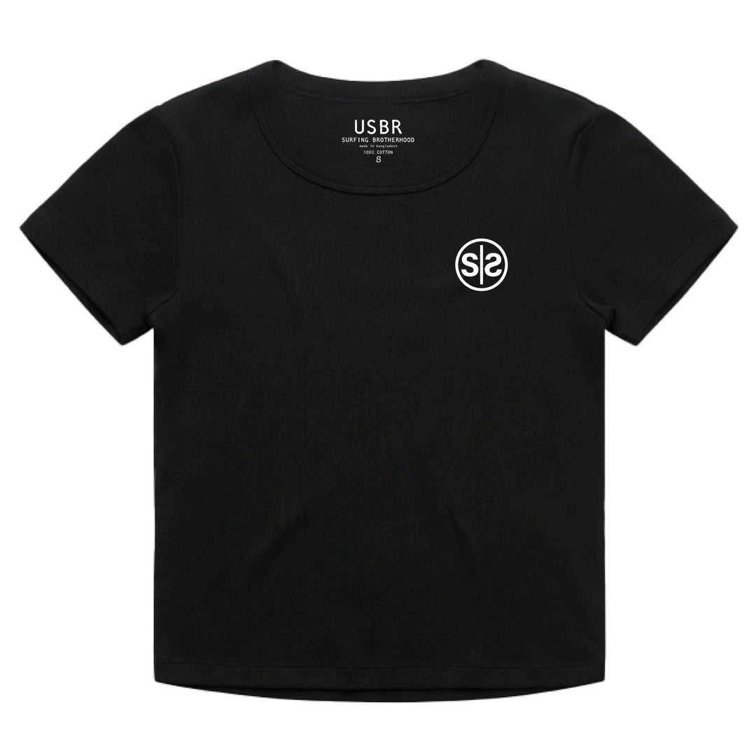 Baby Rib Tee - Black