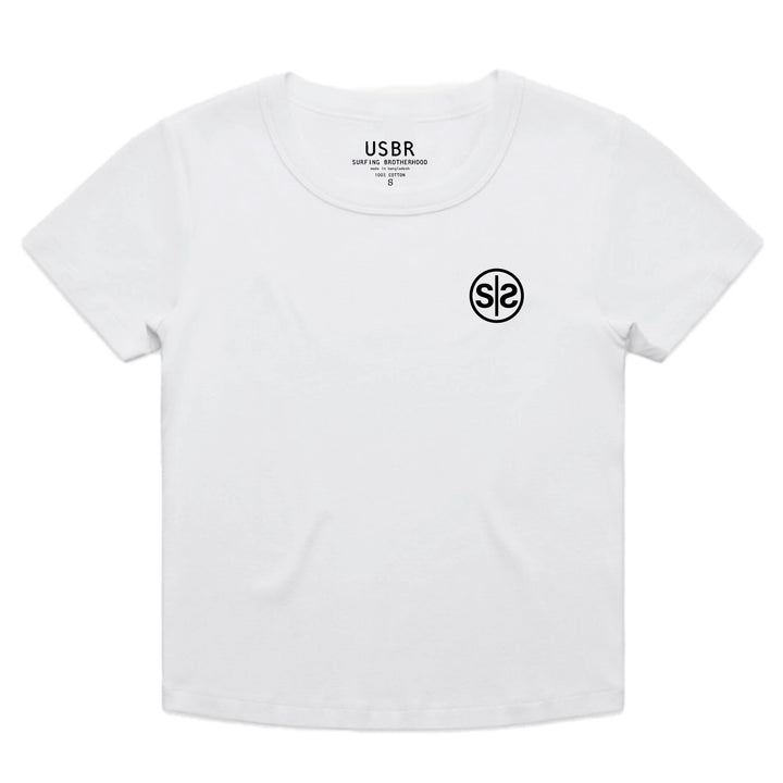 Baby Rib Tee - White
