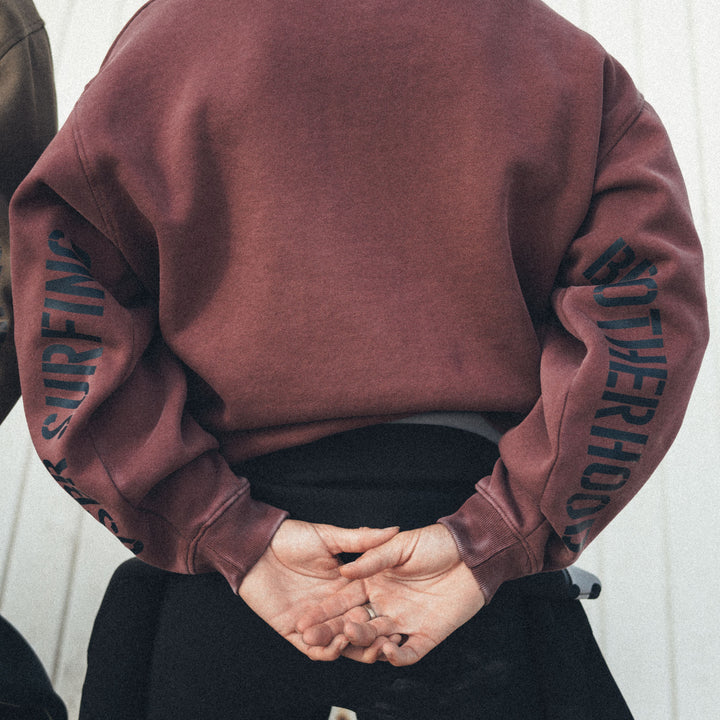 Brotherhood Fleece - Burgandy