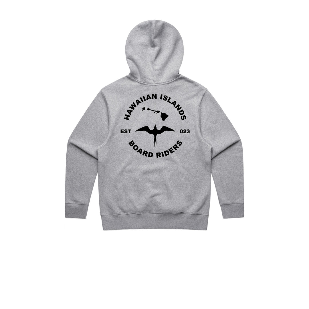 HIBR Pullover Hoody - Athletic Grey