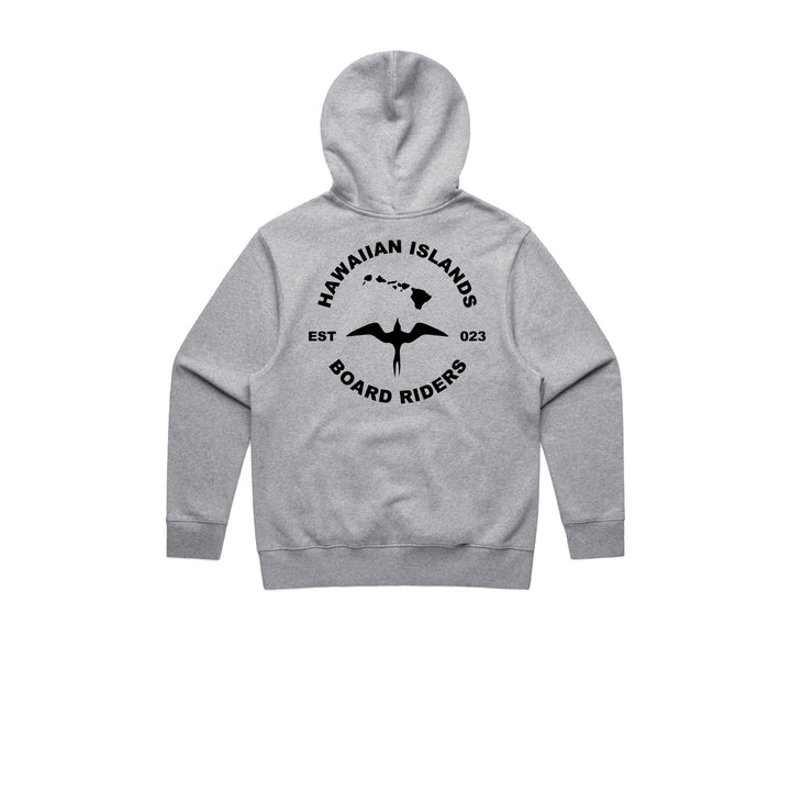 HIBR Pullover Hoody - Athletic Grey