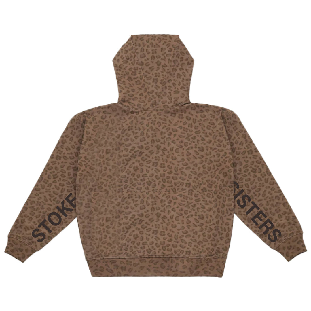 Stoke Leopard Pullover - Washed Khaki