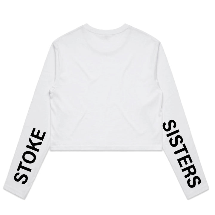 Stoke Crop Top - White