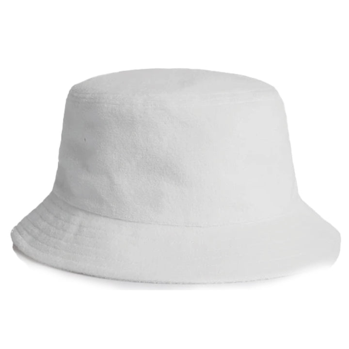 Terry Cloth Bucket Hat - White