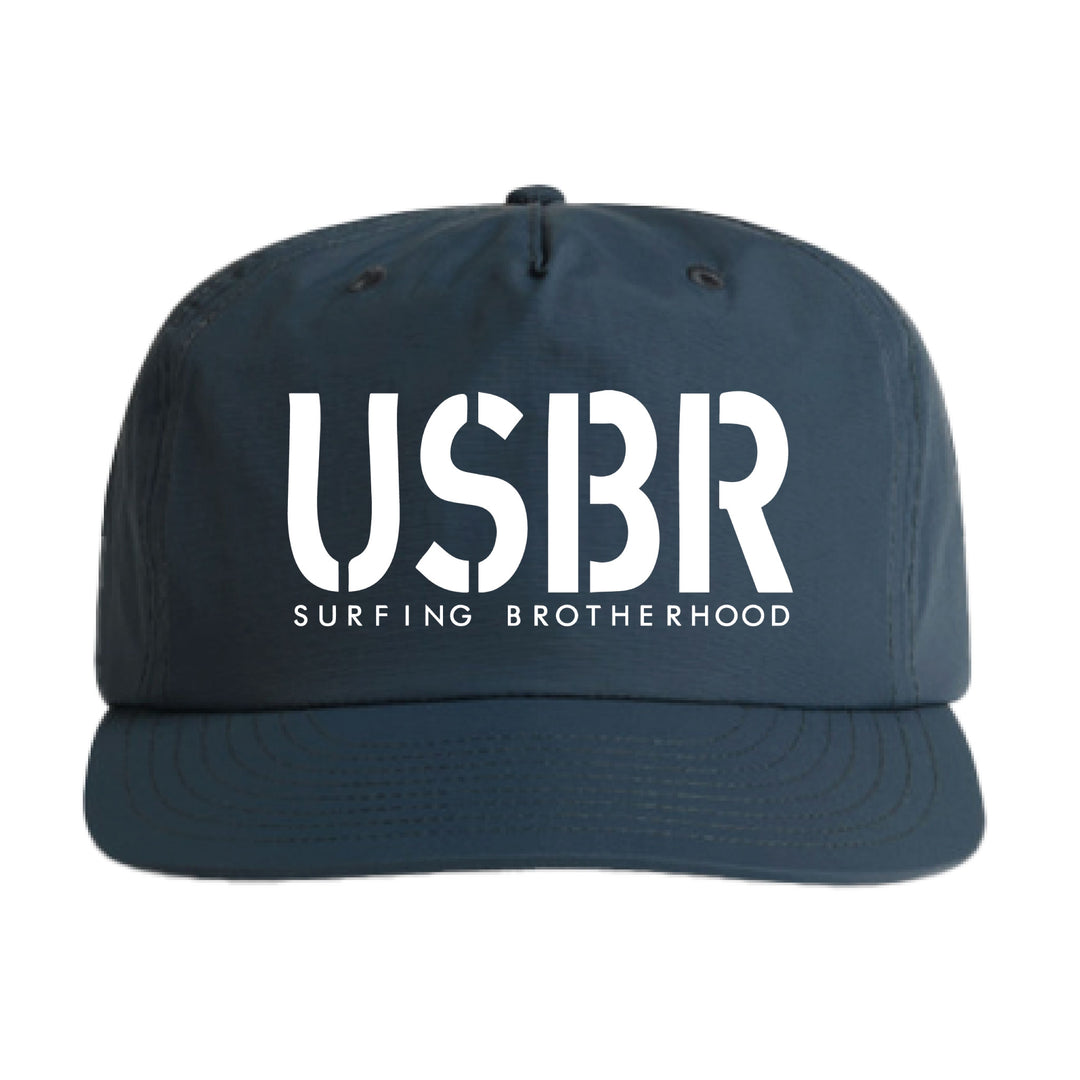 USBR Surfing Brotherhood Hat - Blue Nylon