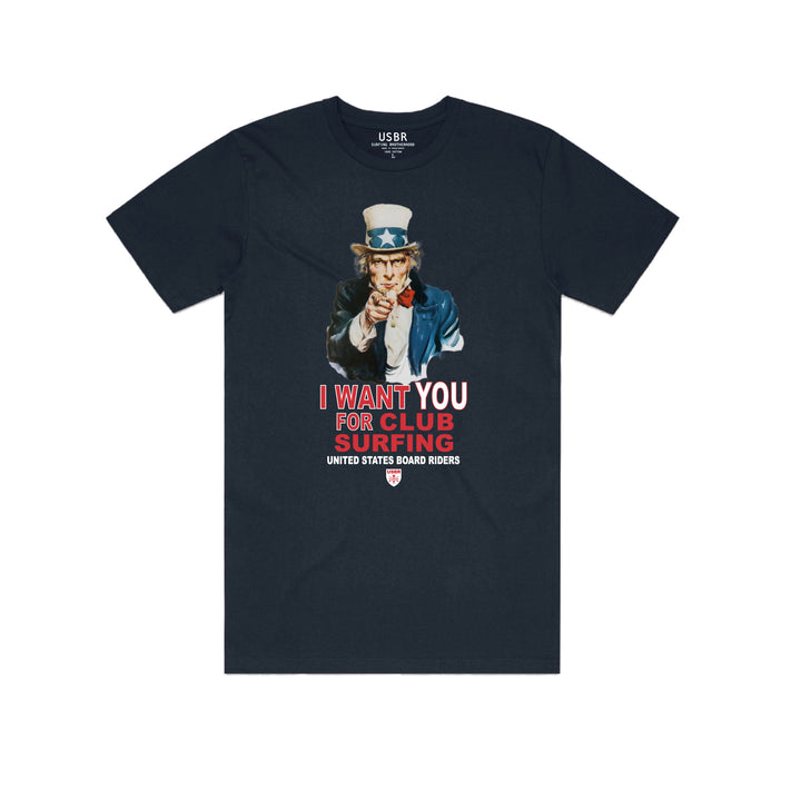 We Want You Tee - Navy