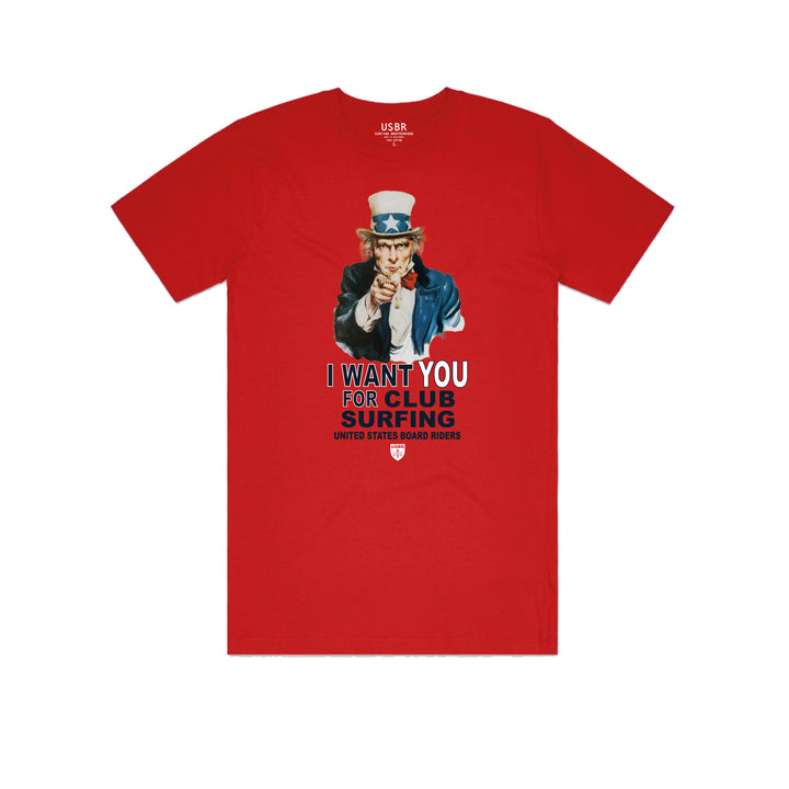 We Want You Tee - Red
