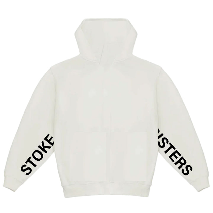 Stoke Zip Hoodie - White