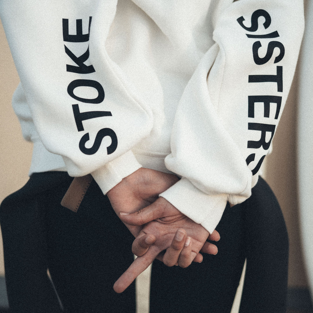 Stoke Zip Hoodie - White