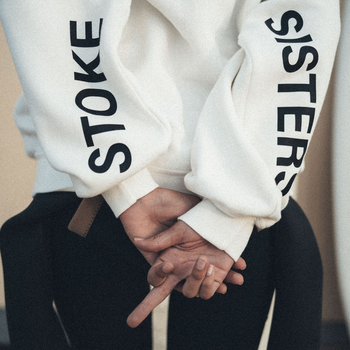 Stoke Zip Hoodie - White